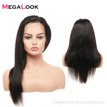 100% Mink Brazilian Virgin Human Hair Wig For Black Women Straight Lace Wig